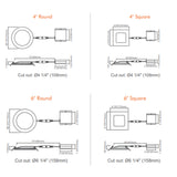 Adjustable CCT Slim Panel LED