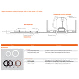 Adjustable CCT Slim Panel LED